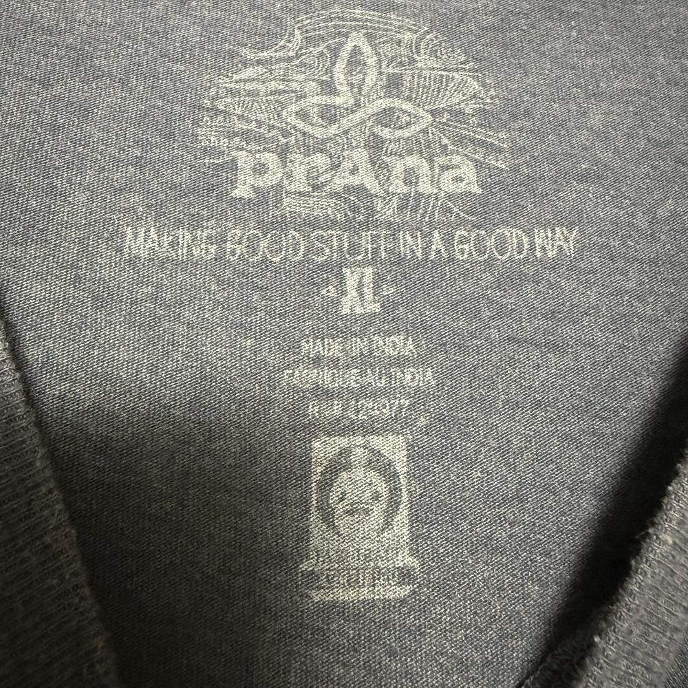 Prana Wise Donkey T-Shirt Mens XL Gorpcore Hiking Outdoor Novelty Granola Boy - Picture 2 of 9